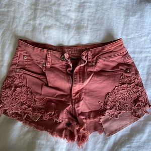 American Eagle festival shorts